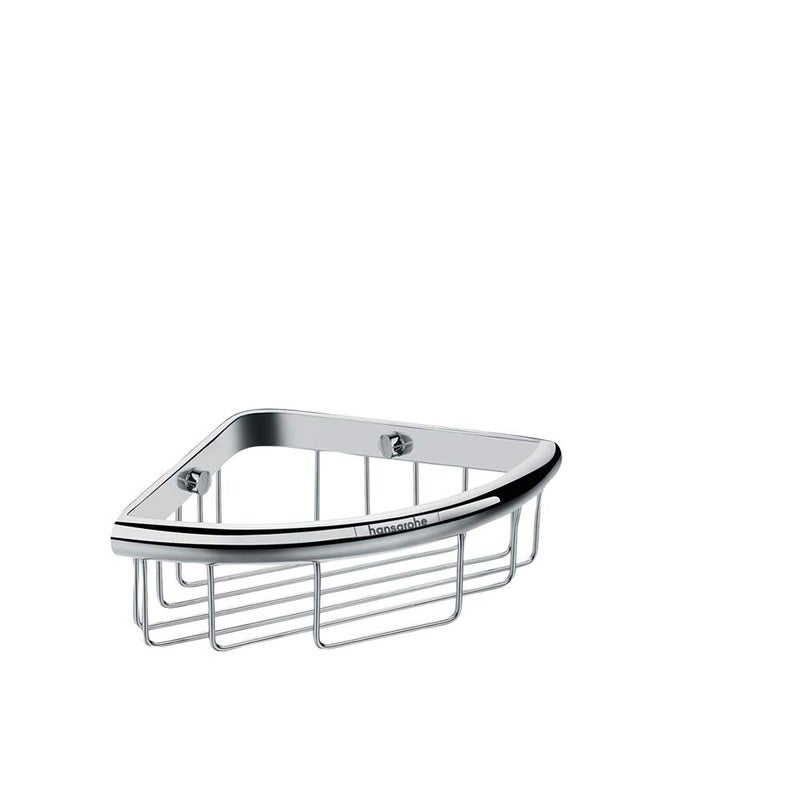 hansgrohe Corner Shower Basket 9-inch Corner Basket in Chrome, 41710000 - Image 1
